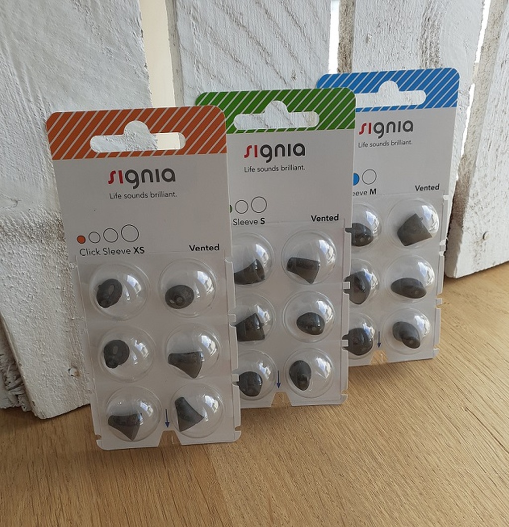 Signia Click Sleeves Blister