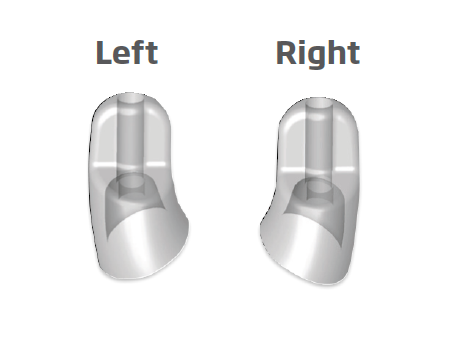 Oticon GriTip rechts und links