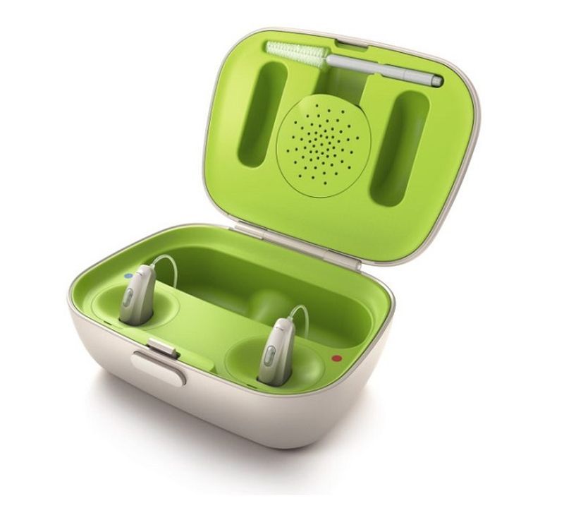 Phonak Charger Case Combi mit Hörgeräten